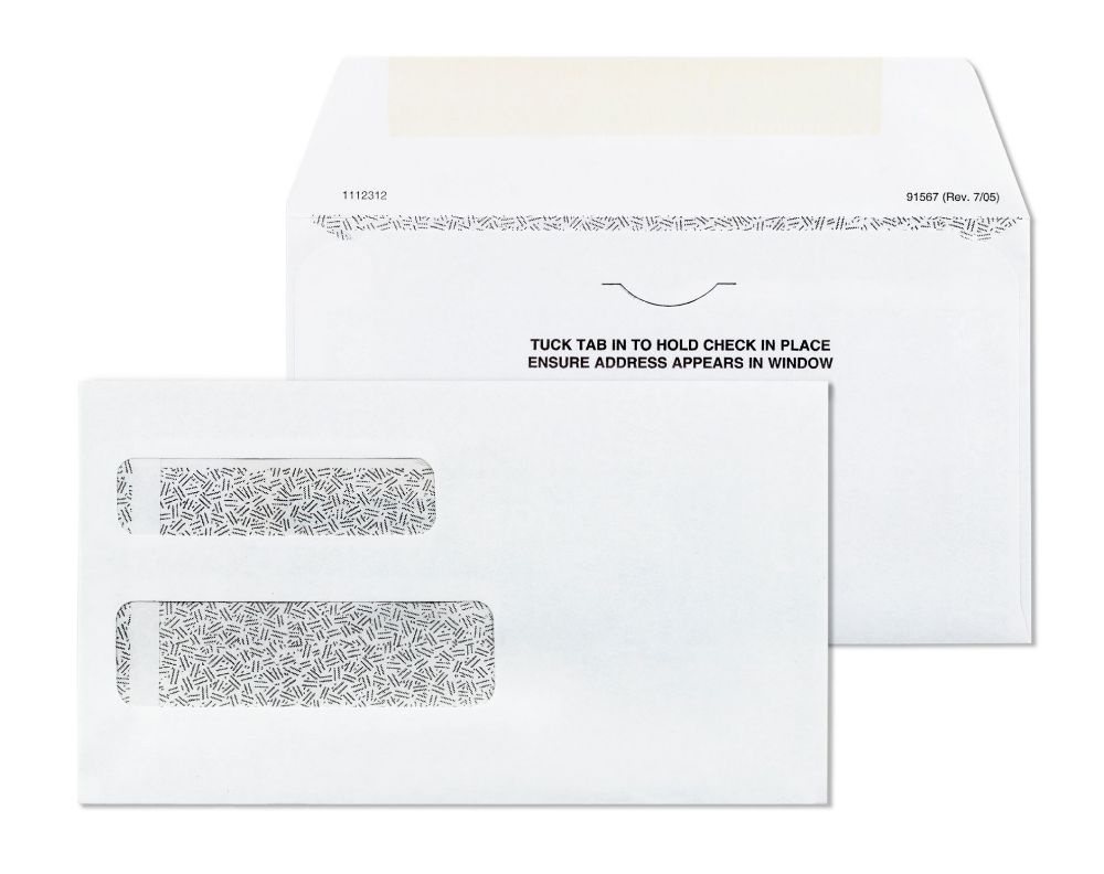 Self Seal Window Envelopes for Checks